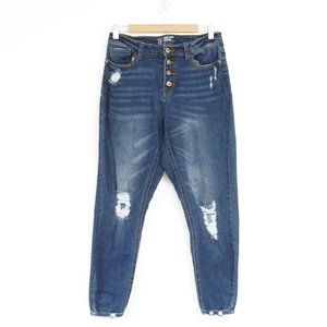 No Boundries High Rise Distressed Skinny Jeans 11